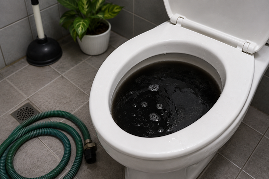 air wc hitam