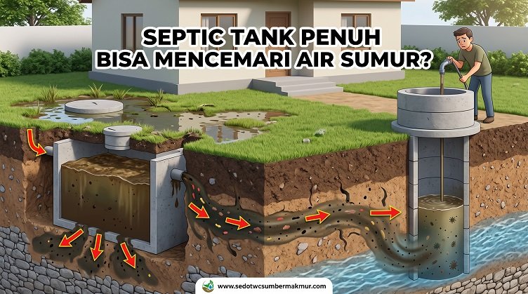 Apakah septic tank penuh bisa mencemari air